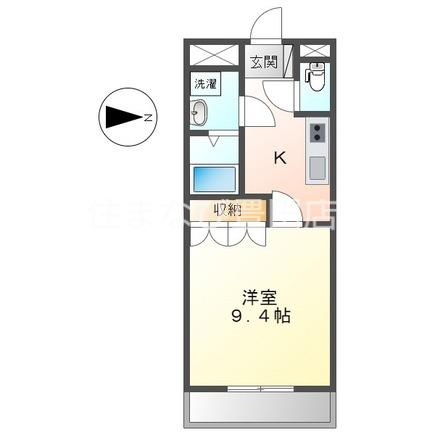 ソフィアSAORI(1K/3階)の間取り写真
