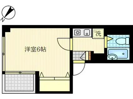 ファインズコート川崎南(1K/3階)の間取り写真