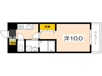 T.MAISON.PERMIER(1K/3階)の間取り写真