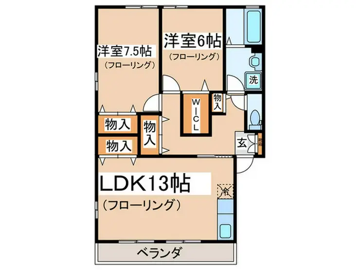 アムール 2階階 間取り