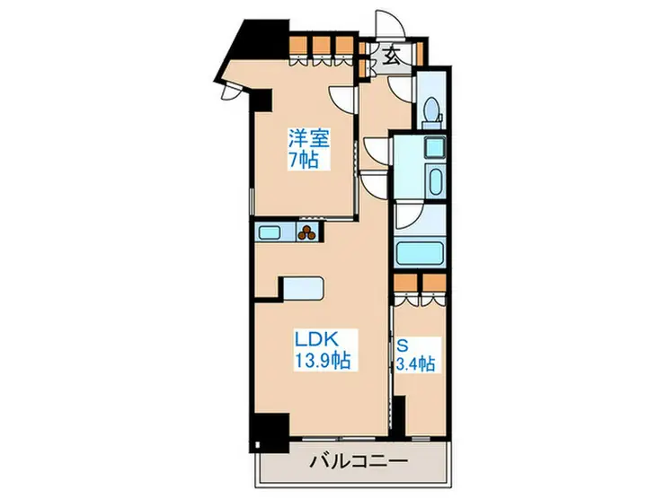 レジディア杉並方南町 7階階 間取り