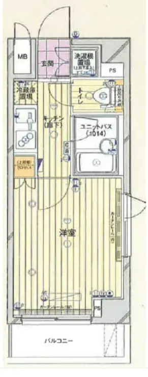 ルーブル菊川 4階階 間取り