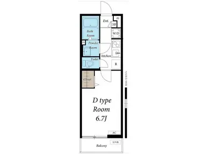 リブリ・ピッコラ(1K/3階)の間取り写真