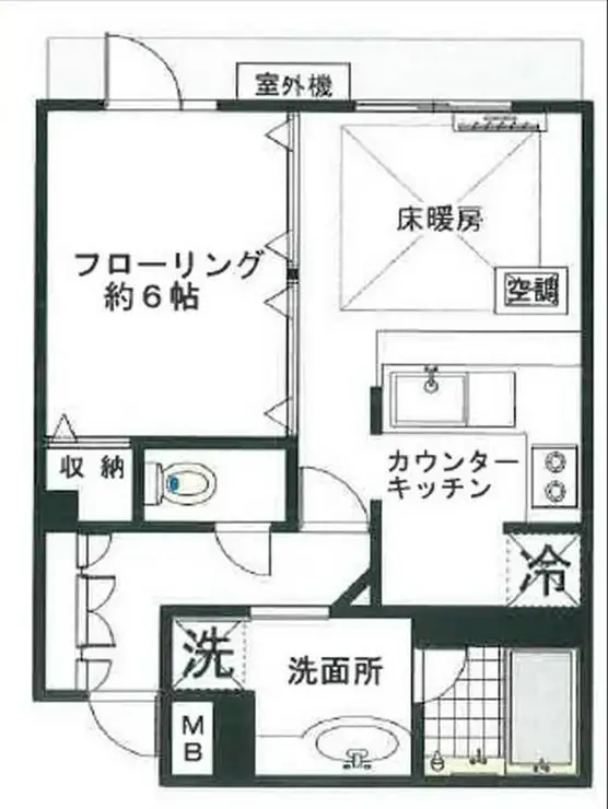 ライオンズシティ千駄木 9階階 間取り
