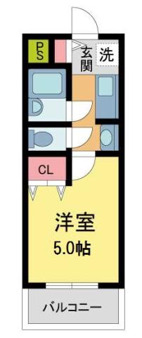 ステラハウス15(1K/1階)の間取り写真