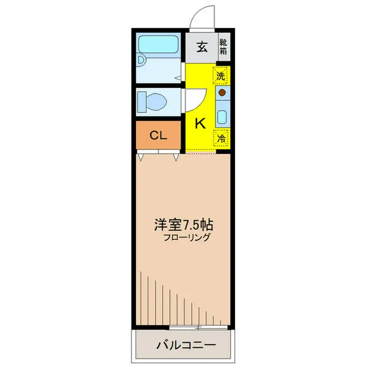 ベルデュール 2階階 間取り