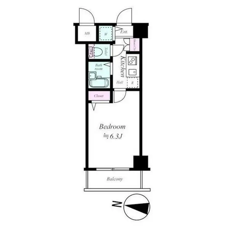 フェニックス椎名町 6階階 間取り