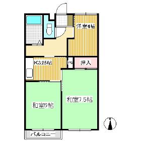 ライオンズマンション(3K/3階)の間取り写真