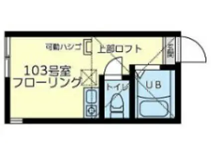 ユナイト弘明寺フィンズベリー(ワンルーム/1階)の間取り写真