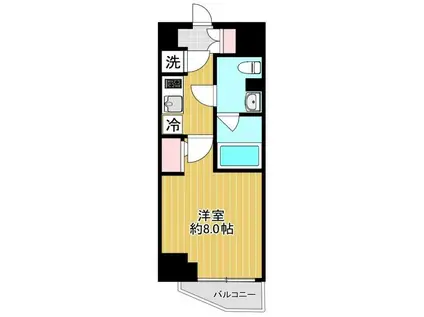 SHOKEN RESIDENCE高島平II(1K/6階)の間取り写真