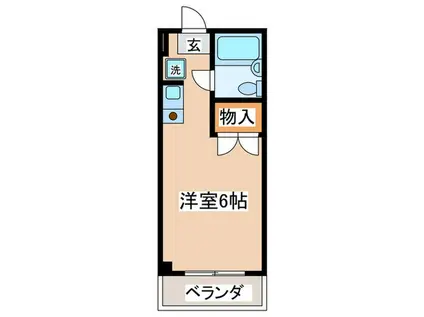 セリーズ桜台(ワンルーム/1階)の間取り写真