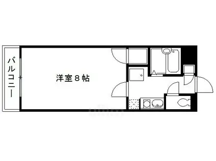夢見坂マンション(1K/3階)の間取り写真