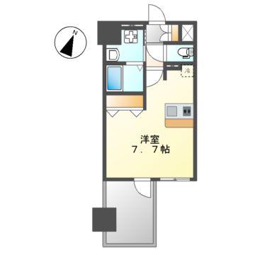 アドバンス名古屋モクシー(ワンルーム/6階)の間取り写真