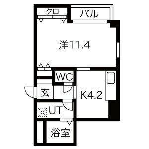アミティ小阪(1LDK/6階)の間取り写真