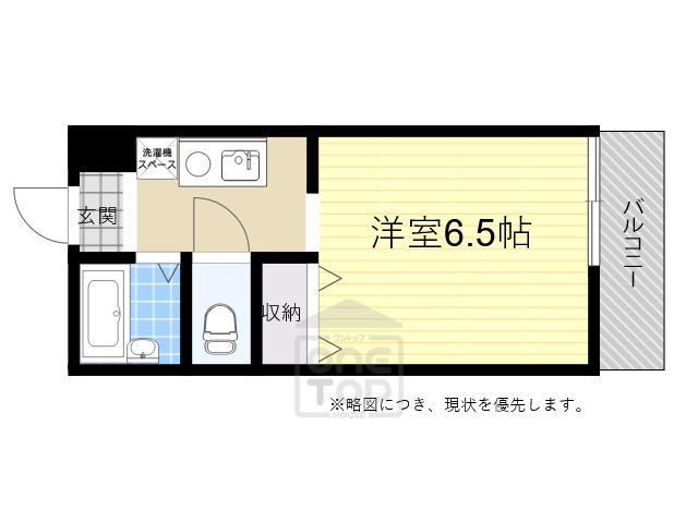 パークハイム(1K/1階)の間取り写真