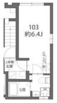 BER堀切(1K/1階)の間取り写真