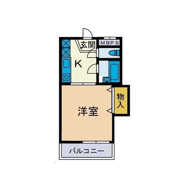 T&Fビル(1K/3階)の間取り写真