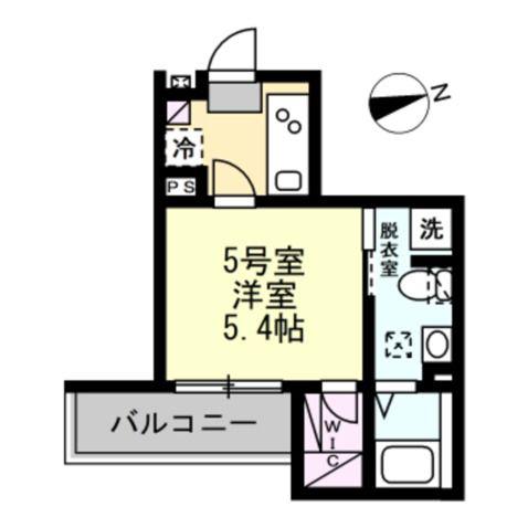 T&Fレジデンス12(1K/1階)の間取り写真