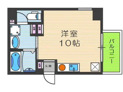 シーサ11(ワンルーム/8階)の間取り写真