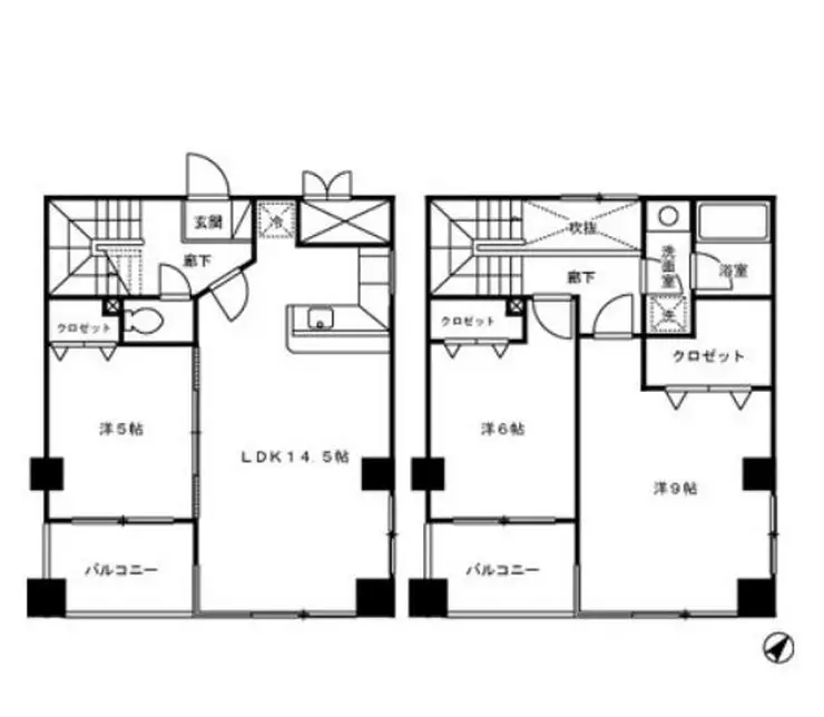 ブリランテ 4階階 間取り