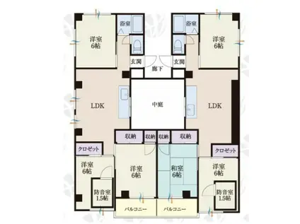 BCASA所沢下RE-BORN(3LDK/2階)の間取り写真