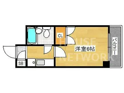 メゾンエスポート(1K/3階)の間取り写真