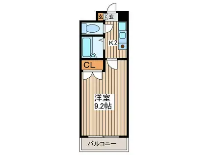 コンホール千種(1K/6階)の間取り写真