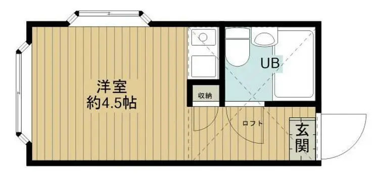 ハイツ新河岸 2階階 間取り