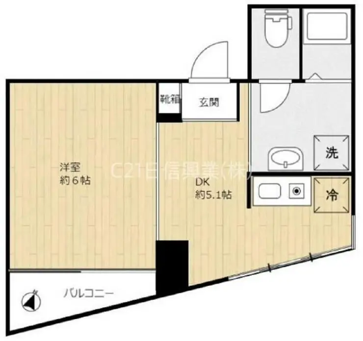 グランデージ要町 4階階 間取り