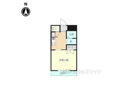 グレースF・C(1K/2階)の間取り写真