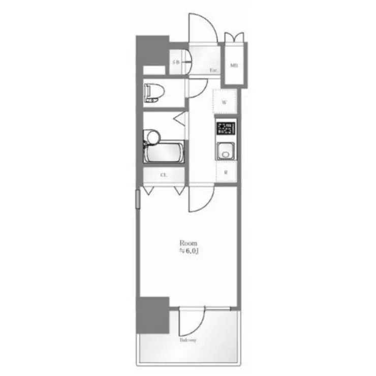 ハーモニーレジデンス池袋 13階階 間取り