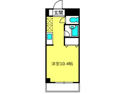 クリスタルマンションみずほ台(ワンルーム/3階)の間取り写真