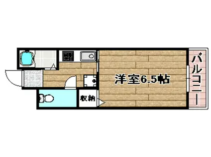 NASA望月(1K/3階)の間取り写真