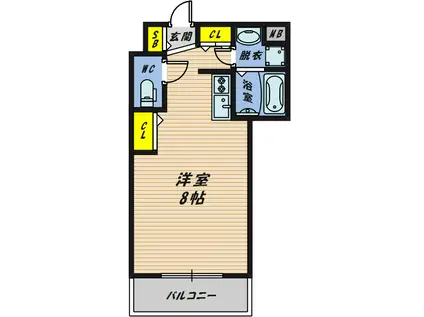 ドリームネオポリス鶴見III(ワンルーム/7階)の間取り写真