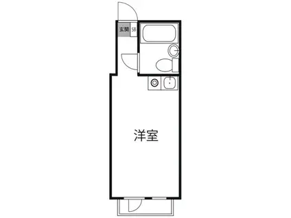 新宿ダイカンプラザシティーI(ワンルーム/6階)の間取り写真