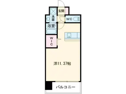 LEGEND113(ワンルーム/4階)の間取り写真