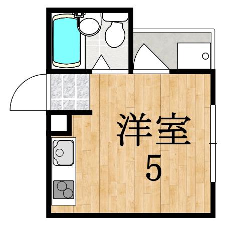 RIORA13(ワンルーム/5階)の間取り写真