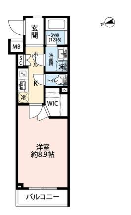 プレール・ドゥーク小竹向原(1K/3階)の間取り写真