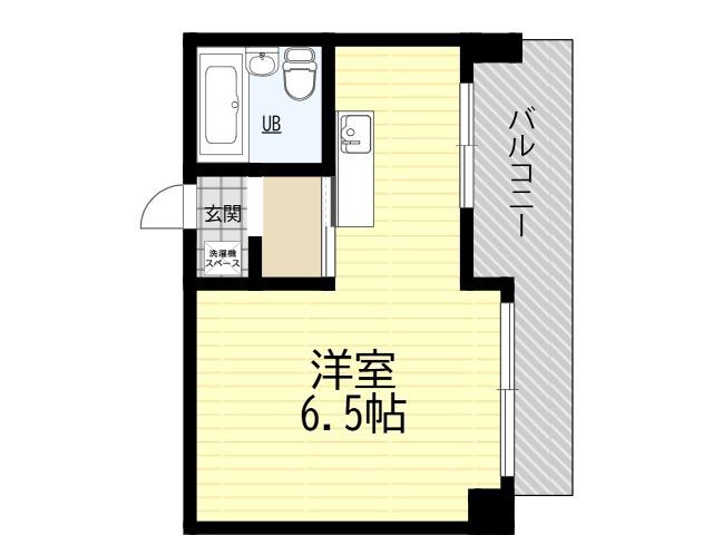 アルテハイム城北Ⅰ(ワンルーム/4階)の間取り写真