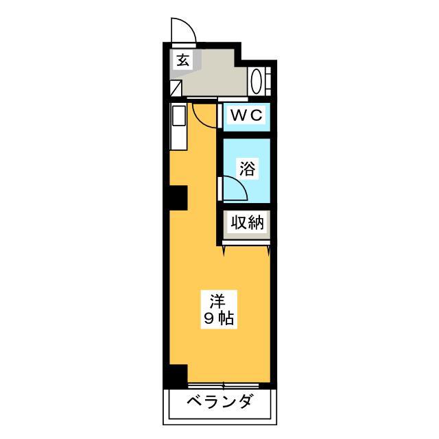 アーバンハイツ光陽II(1K/3階)の間取り写真