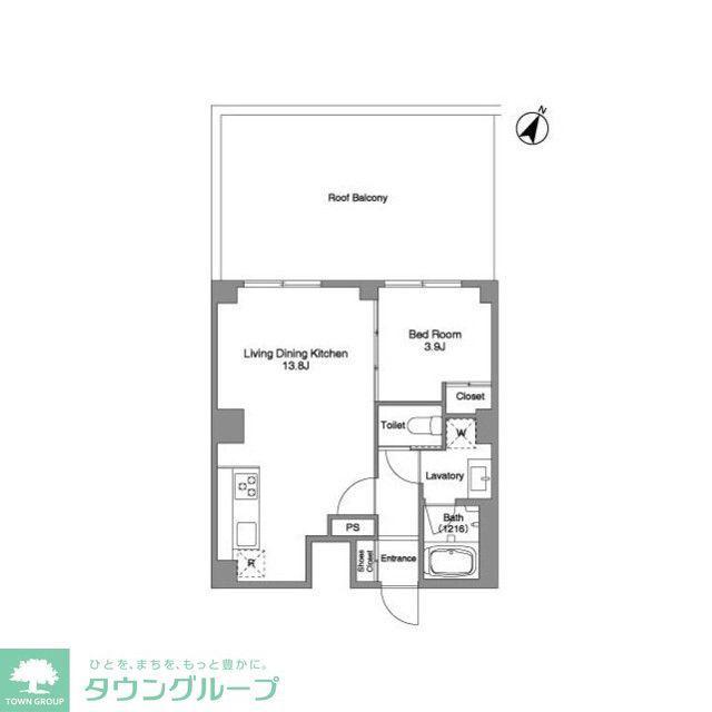 BPRレジデンス練馬富士見台(1LDK/3階)の間取り写真