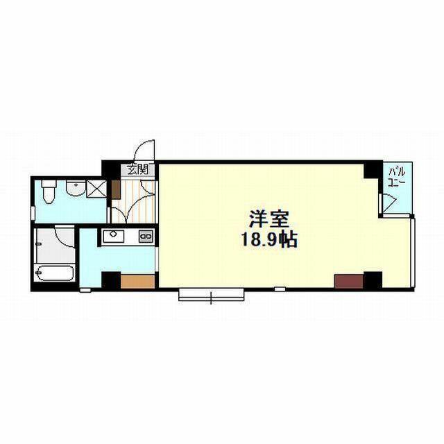 サンキレジデンス(ワンルーム/4階)の間取り写真