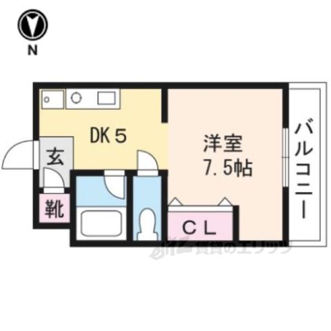 アザレアマンション(1K/3階)の間取り写真