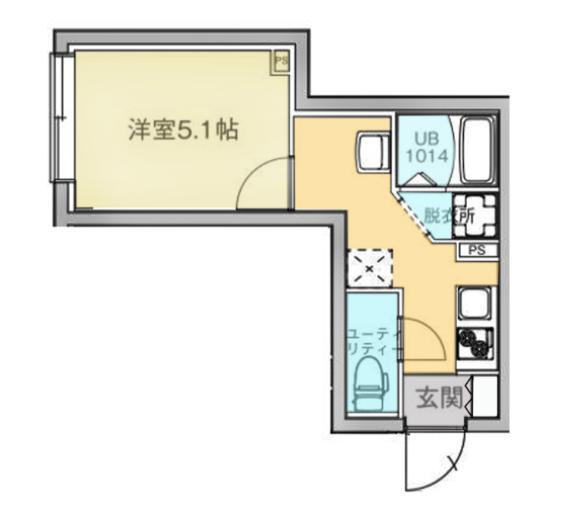 MAISON DE CHARME 三ノ輪(1K/2階)の間取り写真
