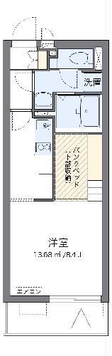 ミランダYI(ワンルーム/3階)の間取り写真