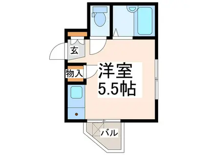 コート・ヴィレッジ・アボシ(ワンルーム/9階)の間取り写真