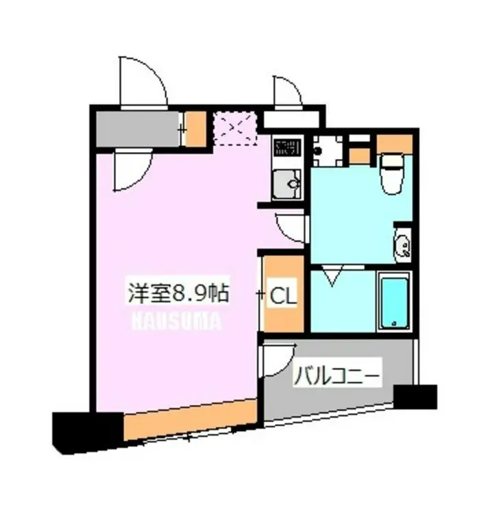 レニール本駒込 8階階 間取り