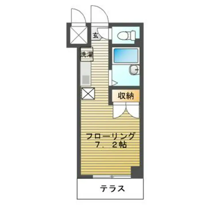 クリーンヴィレッジ市川 1階階 間取り