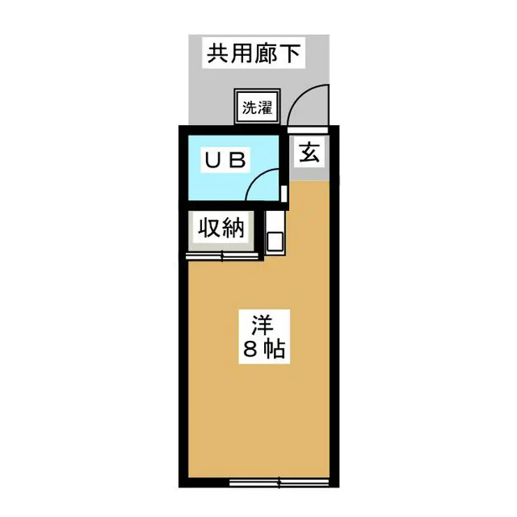 栗原ハイツ 2階階 間取り