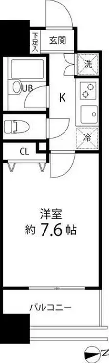 スペーシア秋葉原 2階階 間取り